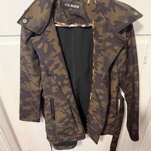 Steve Madden Brown Camouflage Jacket